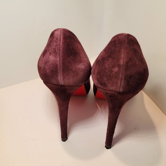 Christian Louboutin purple suede pumps size 40 used from the realreal - Picture 12 of 17